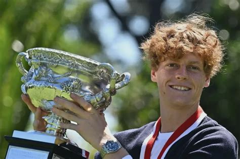 il rolex di sinner|L'orologio di Jannik Sinner durante gli Australian Open .